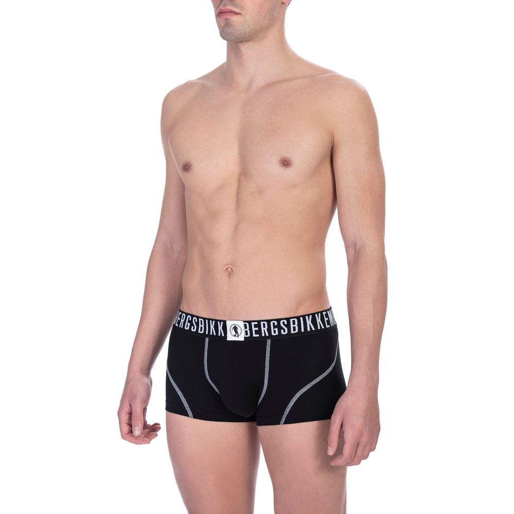 Bikkembergs "Black Cotton Men's Trunk Underwear Pack"