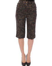 Dolce & Gabbana Multicolor Wool Shorts Pants