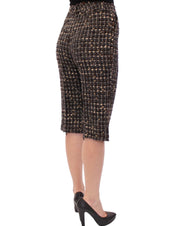 Dolce & Gabbana Multicolor Wool Shorts Pants