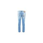 Yes Zee Sleek Comfort Denim Five-Pocket Light Wash Jeans