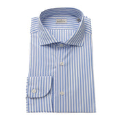 Bagutta Light Blue Cotton Men Shirt