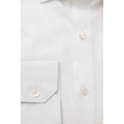 Bagutta White Cotton Men's Shirt