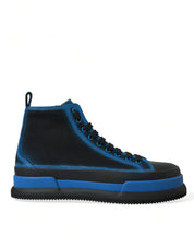 Dolce & Gabbana Elegant High-Top Canvas Sneakers