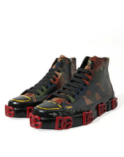 Dolce & Gabbana Chic Multicolor High-Top Sneakers