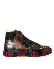 Dolce & Gabbana Chic Multicolor High-Top Sneakers