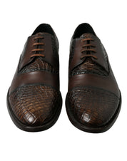 Dolce & Gabbana Elegant Textured Leather Oxford Dress Shoes