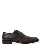 Dolce & Gabbana Elegant Textured Leather Oxford Dress Shoes