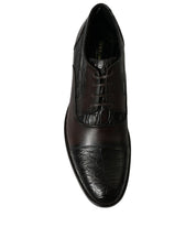 Dolce & Gabbana Elegant Brown Formal Derby Dress Shoes