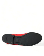 Dolce & Gabbana Torero-Inspired Luxe Red & Black Loafers