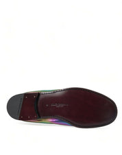 Dolce & Gabbana Elegant Iridescent Loafers for Gents