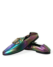 Dolce & Gabbana Elegant Iridescent Loafers for Gents