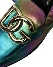 Dolce & Gabbana Elegant Iridescent Loafers for Gents