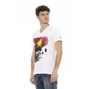 Trussardi Action White Cotton Men T-Shirt