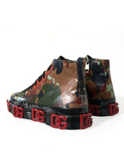 Dolce & Gabbana Multicolor High-Top Sneakers with Luxe Appeal