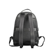 Tommy Hilfiger Black Polyethylene Men Backpack