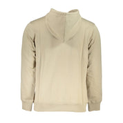 Calvin Klein Beige Hooded Cotton Sweatshirt