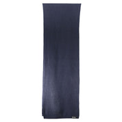 Calvin Klein Elegant Blue Cotton Cashmere Scarf