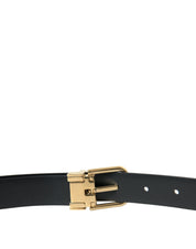 Dolce & Gabbana Elegant Blue Calf Leather Belt