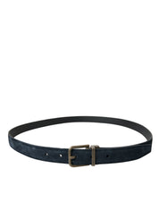 Dolce & Gabbana Elegant Suede Calf Leather Belt