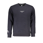 U.S. Grand Polo Elegant Fleece Crew Neck Sweatshirt in Blue