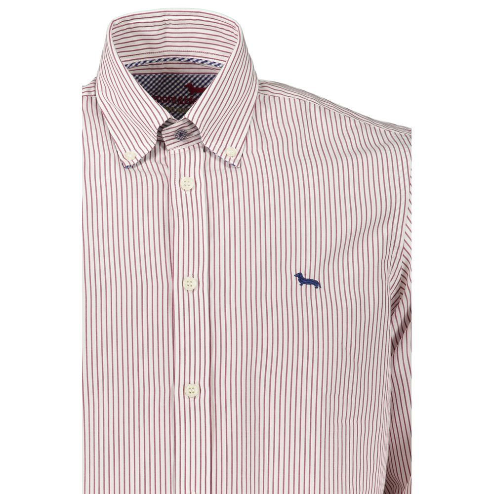 Harmont & Blaine Dapper Striped Button-Down Cotton Shirt