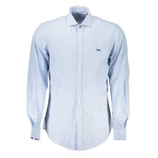 Harmont & Blaine Chic Light Blue Organic Cotton Shirt