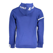 U.S. Grand Polo Classic Blue Hooded Fleece Sweatshirt