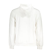 Fila Chic White Cotton Blend Hooded Sweater