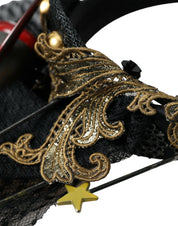 Dolce & Gabbana Multicolor Missile Rocket Crystal Stars Headband Diadem