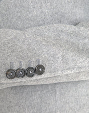 Dolce & Gabbana Gray Double Trench Coat Cashmere Jacket