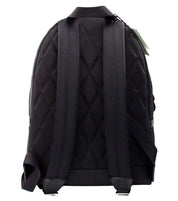 Burberry Abbeydale Branded Stamp Black Nylon Backpack Shoulder Bookbag