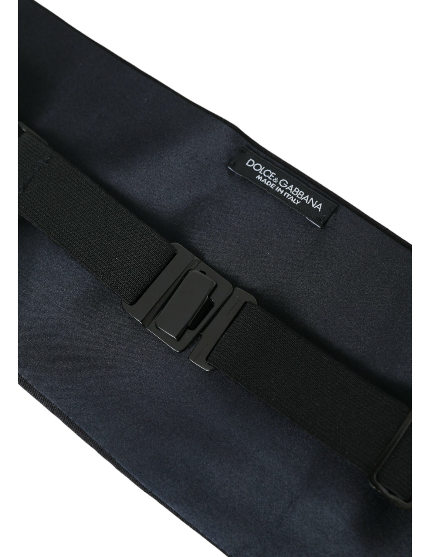 Black Men Wide Waist Silk Belt Cummerbund