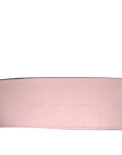 Dolce & Gabbana Multicolor Floral Jacquard Lurex Gold Buckle Belt