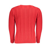 U.S. Grand Polo Red Fabric Sweater