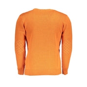 U.S. Grand Polo Orange Fabric Sweater