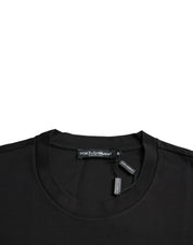 Dolce & Gabbana Black With Love Always Crew Neck Top T-shirt