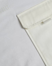 Dolce & Gabbana White Cotton Pocket Short Sleeves T-shirt