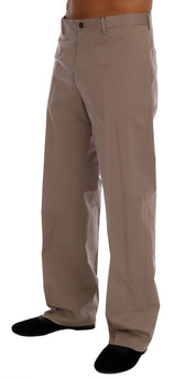 Dolce & Gabbana Chic Beige Chinos Casual Pants