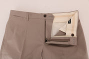 Dolce & Gabbana Chic Beige Chinos Casual Pants