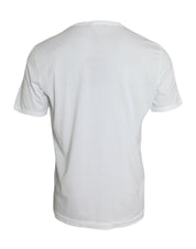 Dolce & Gabbana White D&G King Print Cotton Crewneck T-shirt