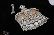 Dolce & Gabbana Black I AM A PRINCESS Crystal Shift Dress