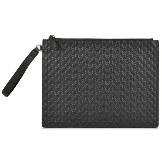 Sleek Microguccissima Leather Clutch