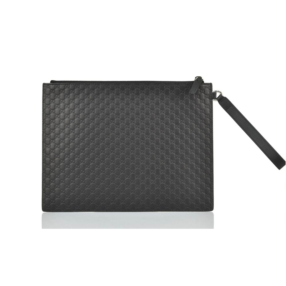 Sleek Microguccissima Leather Clutch