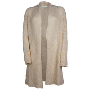 Alpha Studio Beige Alpaca Wool Women Dress