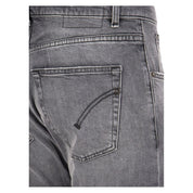 Dondup Chic Grey Dian Jeans with Distressed Detailing