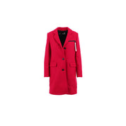 Love Moschino Red Wool Women Coat