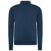 La Martina Blue Acrylic Sweater