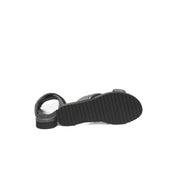 Cerruti 1881 Gray Lambskin Women Sandal