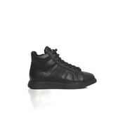 Cerruti 1881 Black Cowhide Women's High Sneaker