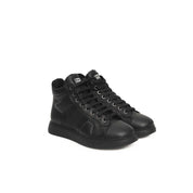 Cerruti 1881 Black Cowhide Women's High Sneaker
